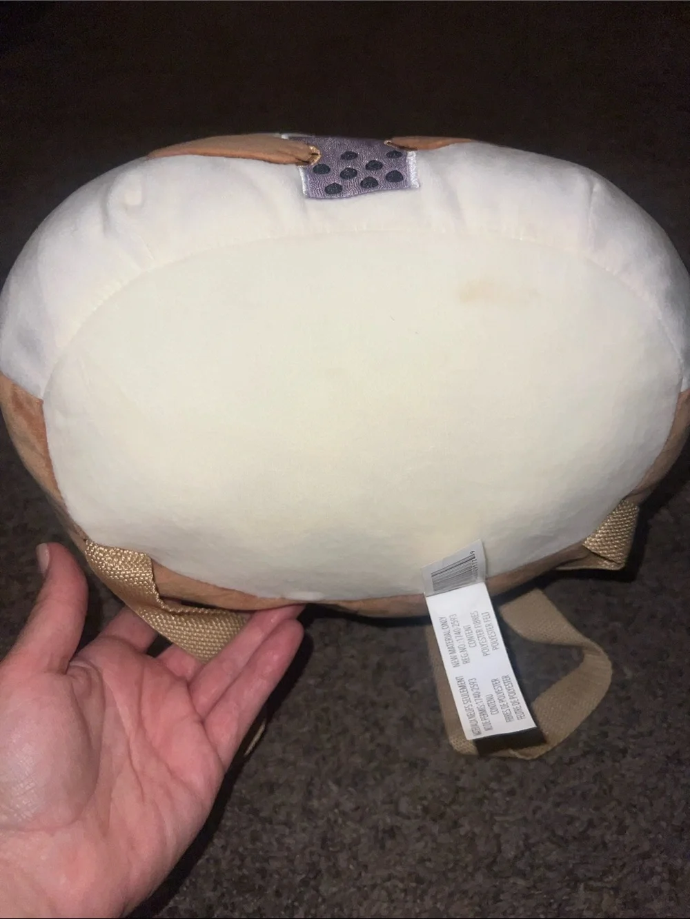 plush backpack, Squishmallows Regina the Corgi